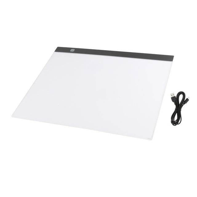 KLKCMS LED Light Box Pad Tracing Drawing Board Design Copy Stencil Lightbox A3 Dimming