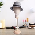 thumbnail image 4 of Hat Display Stand Manikin Head Tabletop Portable Fashion Caps Storage Rack Hat, 4 of 8