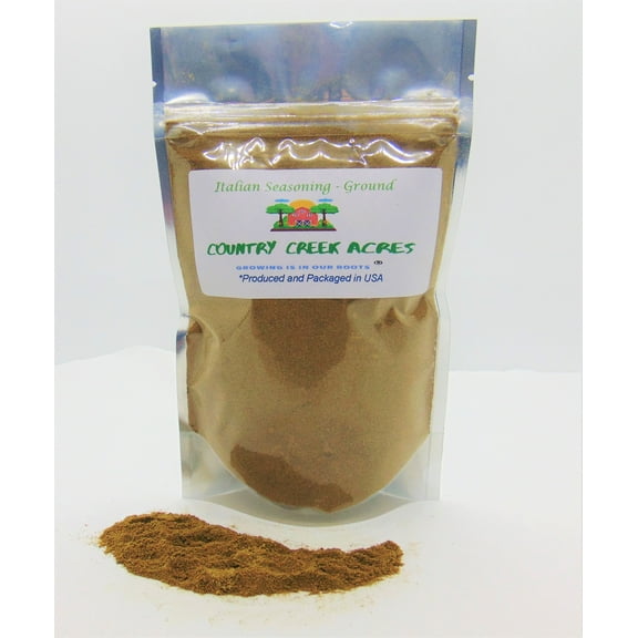 Ground Italian Seasoning 4 oz- A Versatile Seasoning That Makes a Fantastic Addition to Your Spice Cupboard. - Non-GMO - Country Creek Acres