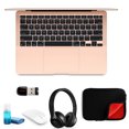 thumbnail image 1 of Apple MacBook Air 13.3 Inch M1 Chip with Retina Display 256GB (Gold) - Kit with Black Beats Solo3 Headphones Apple MGND3LL/A-3, 1 of 6