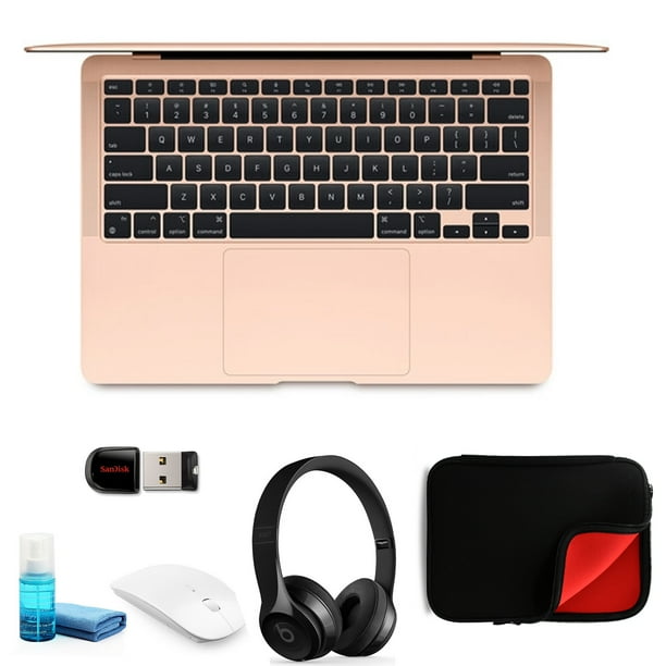Apple MacBook Air 13.3 Inch M1 Chip with Retina Display 512GB Gold Kit with Black Beats Solo3 Headphones Walmart