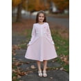 thumbnail image 4 of Vestido tipo suéter de la princesa Rapunzel de Disney para niñas pequeñas, 4 of 7
