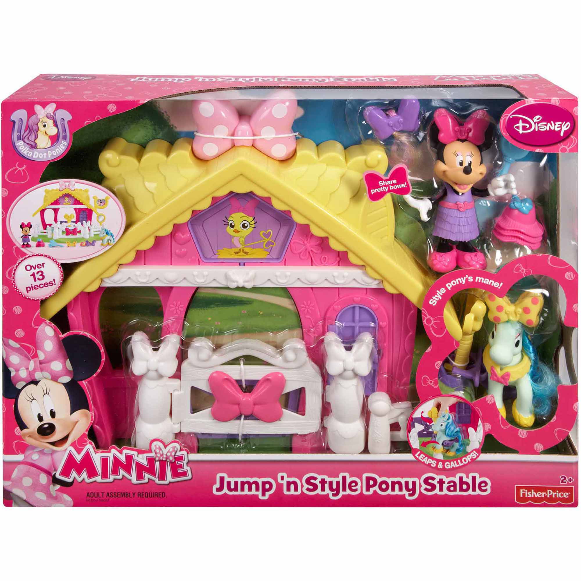 Jump n Style Pony Stable Jump 'n Style Pony Stable Fisher Price BJP02 Fisher-Price Disney Minnie 