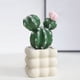 thumbnail image 4 of Faux Cactus Greenery in Ceramic Pot for Home Office Desk Decor 1-Piece, 4 of 6