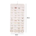 thumbnail image 2 of CSChome Jewelry Storage Organizer Jewelry Hanging Organizer 48/80 Pocket Large Capacity for Earrings Bracelets, 2 of 7