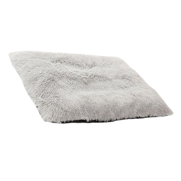 Cojín Lavable para Mascotas Perfecl Cama para Perros Antideslizante con Funda Extraíble Gris Claro L