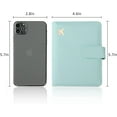 thumbnail image 6 of Passport Holder for Travel women/Men, Cute Passport Wallet Rfid Blocking Card Slots, Rfid Passport Cover/CaseTravel Wallet, Passport Book Holder-Pink Aqua green2, 6 of 7
