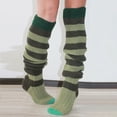 thumbnail image 6 of Tittly Thigh High Stockings Stockings for Women Stockings Stockings Cotton Ladies High Women Warm Socks The Girls Warm Thigh Socks for Women Slouch Socks Green One Size, 6 of 9