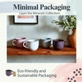 thumbnail image 7 of Portmeirion 12oz Minerals Mug, Amethyst (Set of 4) - Stoneware Coffee Cup with Reactive Glaze, Durable & Stylish Ceramic Mug - Microwave, Dishwasher, Freezer Safe - Earthy Design for Cafe & Home, 7 of 7