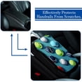 thumbnail image 5 of Tennis 12.5x8.2 Inch Soft Comfortable Furry Printed Car Armrest Pad Cover Mat Accessories, 5 of 6