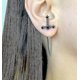 thumbnail image 4 of Pendientes de espada gótica Kinitial, chaqueta de orejas de cristal punk genial vintage, pendientes de daga gótica, regalo de joyería para mujeres, 4 of 5