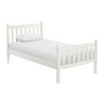 thumbnail image 3 of Alaterre Furniture Windsor Wood Slat Twin Bed, Driftwood White, 3 of 3