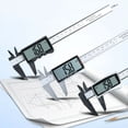 thumbnail image 4 of Pantalla electrónica Digital VERNIER CALIPER PORTABLEMostrar VERNIER CALIPER ELECTRÓNICO 0.2MM MEDICIÓN Micrómetro Micrómetro Botón Portátil Batería de carpintería Funcionó 2 botones, Plata Noticed TO000931-01, 4 of 7