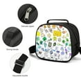 thumbnail image 3 of Battle for Dream Island BFDI Lunch Bag Cooler Bag Portable Meal Holder Shoulder Bag Zipper Insulated Lunch Box Tote Bag, 3 of 8