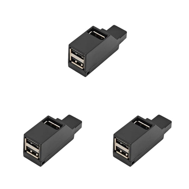 Divisor USB universal Monstrate 3 puertos USB 2.0/3.0 Negro