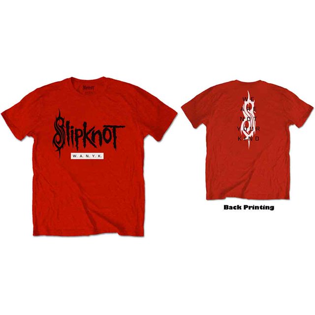 Slipknot Unisex T-Shirt WANYK (Back Print)