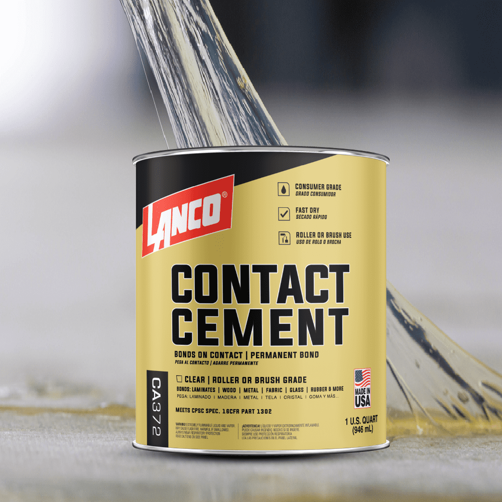 Lanco Contact Cement Gold Finish, 1 Quart