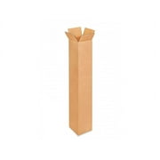 IDL Packaging Tall Corrugated Shipping Boxes 6"L x 6"W x 48"H (Pack of 15)