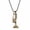Gold/Black, variant on Stainless Steel Silver Cross Pendant Necklace, Acrylic Zircon Accent, Pendant Only Gift for Men