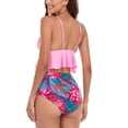 thumbnail image 1 of Bikini De Mujer, Traje De Baño De Dos Piezas, Bikini Estampado, Traje De Baño De Cintura Alta, Traje De Baño Para Mujer, Bikini Estampado Con Cuello En V, Cintura Alta, ANGGREK Cocina, Decoración y Otros, 1 of 5