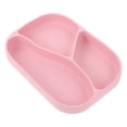 thumbnail image 1 of WHAMVOX Silicone Divided Plate for Toddler Pink Cold Resistant 1Pack, 1 of 8