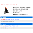 thumbnail image 2 of Wiring Relay - Compatible with 2015 - 2018 Chevy Silverado 1500 2016 2017, 2 of 2