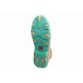 thumbnail image 2 of Twisted X Women's Leather Lace-up Rubber Sole Chukka Colored Trim, Bomber/Turquoise, 8(M), 2 of 5