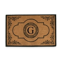 A1 Home Collections LLC X-Large Abrilina Entry Mat 36" X 72" Coir Doormat Front Door Mats Monogrammed