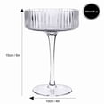 thumbnail image 4 of Ribbed Cocktail Coupe 290 ml, Set of 4, 4 of 4