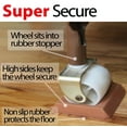 thumbnail image 3 of Iprimio Bed Stopper & Furniture Stopper - Newest Design Caster Cups Fits To All Wheels of Furniture, Sofas And Bed - Caster Made Up Of Solid Rubber And Prevents Scratches - Easy To Remove (4 Pack), 3 of 8