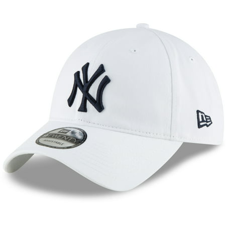 New York Yankees New Era Core Classic Secondary 9TWENTY Adjustable Hat - White - (Best New Era Caps)