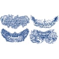 thumbnail image 1 of 4 Uds. Tatuajes en La Espalda Arte Corporal Con Tinta Jugo Ángel para Mujer Y Hombre (150x280mm), 1 of 9