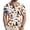 Blue, variant on Funny Halloween Polo Shirts for Men, Classic Pumpkin Bat Print Tops, Moisture Wicking Loose Short Sleeve Casual Sweatshirts