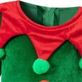 thumbnail image 5 of DHFJKG Christmas Elf Dress Up Outfit For Kids Boys Velvet Long Sleeve Top Pants With Belt Hat Socks Shoes 6PCS Festive Trendy Outfit, 5 of 5