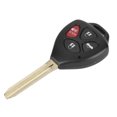 thumbnail image 3 of Coche remoto para remoto negro 4 botones entrada sin llave para coche llave de Control remoto compatible con Toyota Corolla GQ4-29T 89070-02270 Unbranded QC31499, 3 of 8