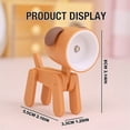 thumbnail image 4 of CozeLy LED Desk Lamp Cute Dog Deer Shape Small Night Light with Phone Holder Portable Adjustable Reading Table Lamp for Bedroom Home Office, 4 of 9