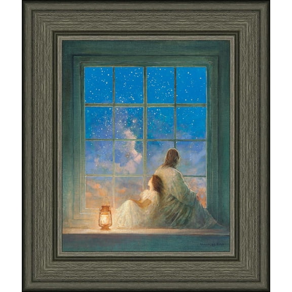 8 X 10 Trust in Jesus by Yongsung Kim With greywood Frame