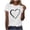 White2, variant on zbxnLI Plus Size Shirts for Women's Heart Printed Top Crew Neck Short Sleeve T Shirt Casual Basic Tee Spring Clothes