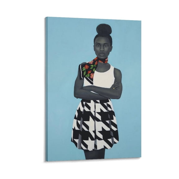 Portrait Painter Amy Sherald Painting Art Poster (5) Canvas Art Poster and Wall Art Picture Print Modern Family bedroom Decor Posters 20x30inch(50x75cm)