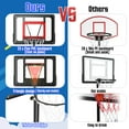 iFanze Portable Basketball Hoop Outdoor, 5ft7ft Height Adjustable
