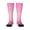 1 Black, variant on Breast Cancer Pink Ribbons Awareness Pattern Women’s Knee High Crew Socks,Trouser Socks Comfortable, Breathable, Moisture-Wicking and Soft