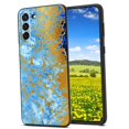 thumbnail image 1 of Compatible with Samsung Galaxy S21 Phone Case, Blue-Golden-Marble Case Silicone Protective for Teen Girl Boy Case for Samsung Galaxy S21, 1 of 1