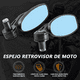 thumbnail image 4 of 2 Piezas Espejos Moto Deportivos Para Motocicleta Negro, 4 of 4