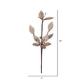 thumbnail image 2 of Vickerman 18" Natural Wood Poinsettia Christmas Spray, 4 per bag., 2 of 2
