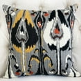 thumbnail image 2 of Plutus Tigerlily Gray Luxury Throw Pillow, 2 of 3