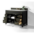 thumbnail image 4 of Ancerre Designs Aspen 48" Transitional Wood Bathroom Vanity Set in Black Onyx, 4 of 15