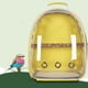 thumbnail image 4 of Bolsa de transporte para pájaros, mochila para jaula de loros, cubierta transparente, gran espacio de transporte Amarillo, 4 of 9