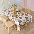 thumbnail image 3 of Classic Halloween Pattern Rectangle Tablecloth 60"x102",Waterproof Polyester Rectangle Table Cloth, Wipeable Spillproof Polyester Tablecloth for Dining, Camping, Indoor and Outdoor, 3 of 6