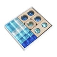 thumbnail image 3 of DOLITY 19Pcs Rainbow Building Cubes Smooth Acrylic GEM Building Blocks Set for Kids Blue, 3 of 8