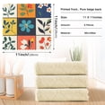 thumbnail image 6 of Yayeee 6 Pack Kitchen Dish Cloths Set for Washing Soft Drying Absorbent Microfiber Towels, Floral Patterns, 6 of 9